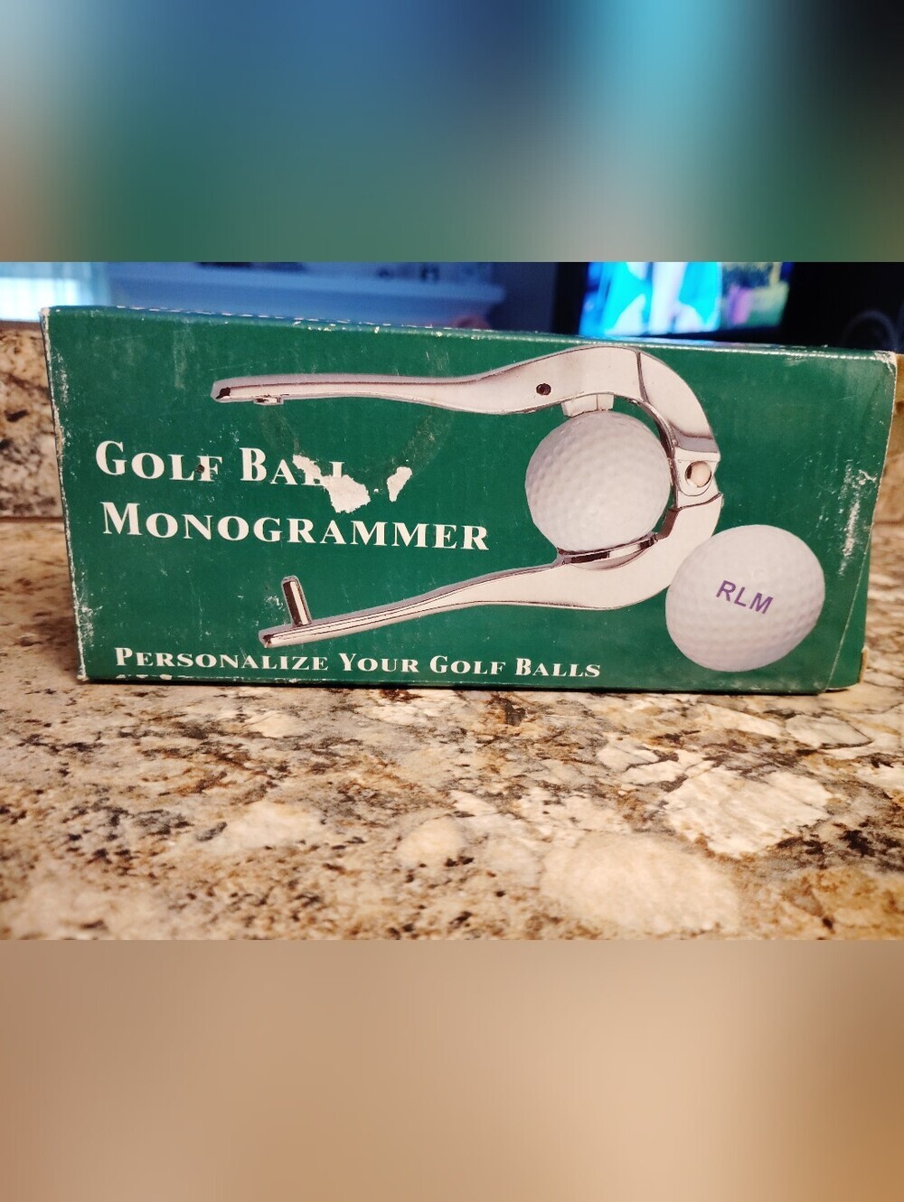 Golf Ball Monogrammer - Green Personalized Imprinting Tool